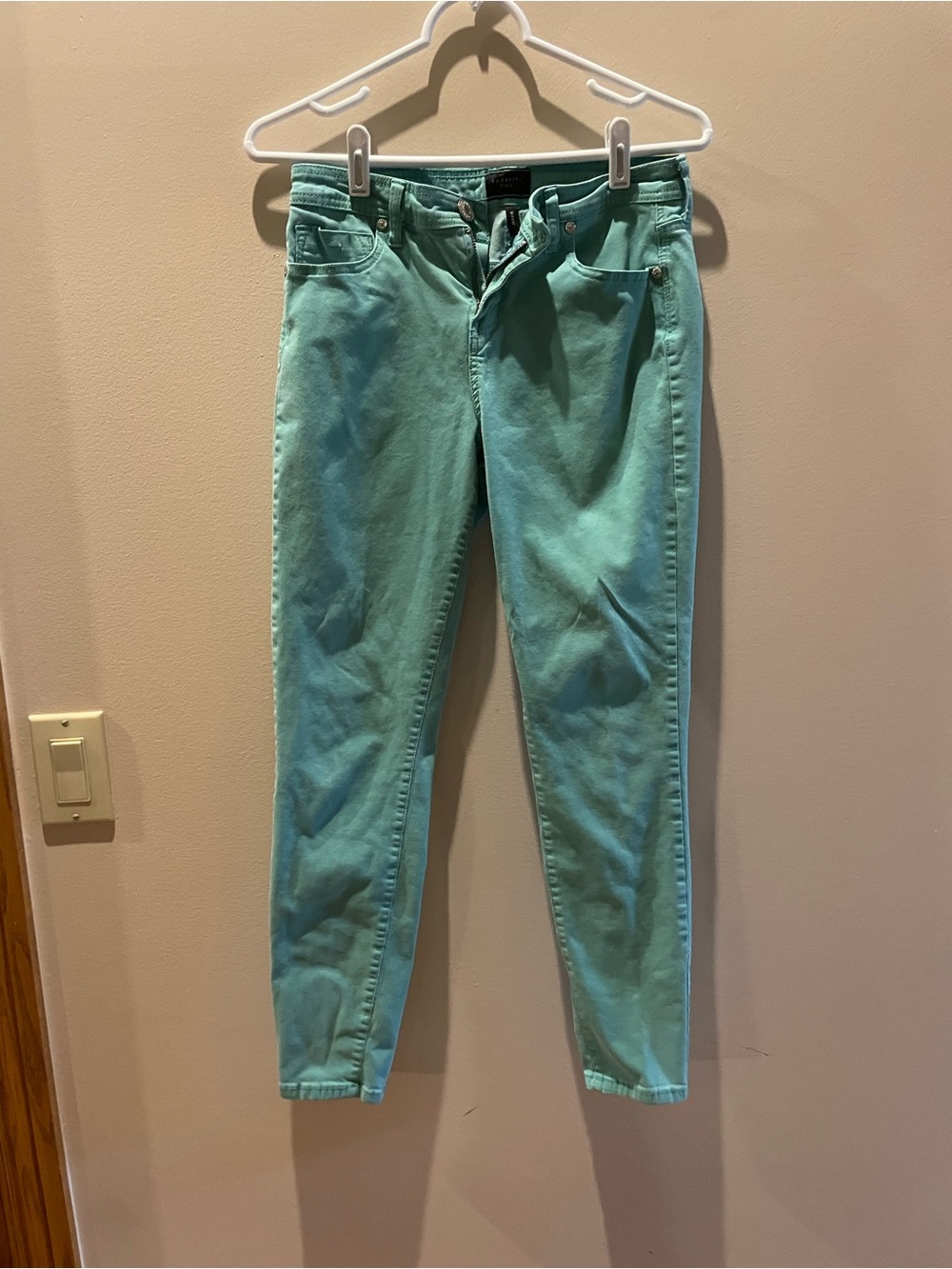 Celebrity Pink Mint Green Skinny Jeans